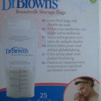 Пакеты для хранения и заморозки грудного молока Dr.Browns