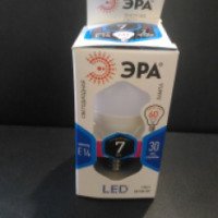 Светодиодная лампа ЭРА LED цоколь Е14 7 ВАТ