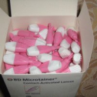 Медицинские ланцеты для безболезненного забора крови BD Microtainer