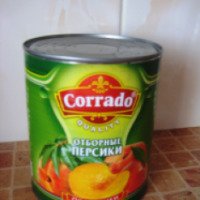 Персики отборные консервированные Gorrado половинки в сиропе