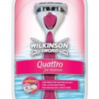 Бритвенный станок Wilkinson Quattro for women
