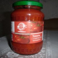 Томаты неочищенные в томатном соке Выгодная цена