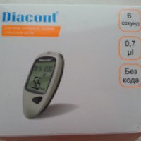 Система уровня глюкозы в крови Diacont