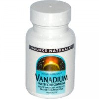Микроэлемент VANADIUM Source Naturals