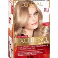 Краска для волос Loreal Paris Excellence Creme 8.12 "Мистический блонд"