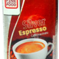 Кофе натуральный жареный молотый Fine Food Silver Espresso