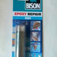 Двухкомпонентный клей-мастика на эпоксидной основе Bison Epoxy Repair Aqua