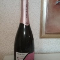 Вино игристое розовое брют Aristov