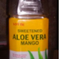 Напиток безалкогольный негазированный Lotte Sweetened Алоэ Вера Манго