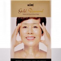 Маска для лица и шеи гидрогелевая Kims Gold Diamond Hydro-Gel Face & Neck Mask
