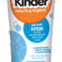 Детский крем Kinder Natural & Organic легкий увлажняющий для сухой кожи