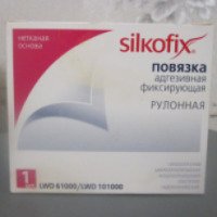 Повязка адгезивная фиксирующая рулонная Медком-МП "Silkofix"