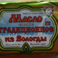 Масло сливочное Учебно-опытный молочный завод "Традиционное из Вологды"