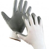 Бесшовные нейлоновые перчатки Леруа Мерлен с нитриловым покрытием