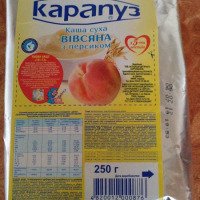 Каша Карапуз сухая овсяная с персиком