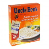 Рис длиннозерный пропаренный "Uncle Ben's" в пакетиках для варки