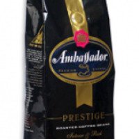 Кофе натуральный жареный в зернах Ambassador Prestige