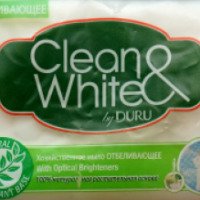 Мыло хозяйственное Duru "Clean & White with optical brighteners"
