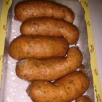 Колбаски полукопченые Иней "Деликатесные с сыром"