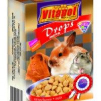Витаминное лакомство (дропсы) для грызунов Vitapol Drops menu