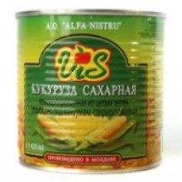Кукуруза сахарная консервированная Alfa-Nistru Vis