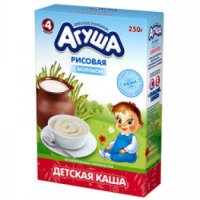 Каша Агуша "Рисовая" с молоком