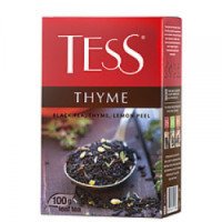 Черный чай Tess "Thyme" с чабрецом и цедрой лимона