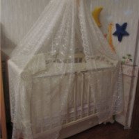 Детская кроватка Красная звезда (Можга) "Юлиан" (продольный маятник)