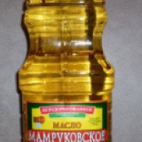 Подсолнечное дезодорированное масло Мамруко "Мамруковское" рафинированное премиум