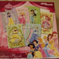 Пазлы Step Puzzle Contour-Puzzle "Disney Princess"