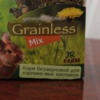 Беззерновой корм для карликовых кроликов JR Farm Grainless