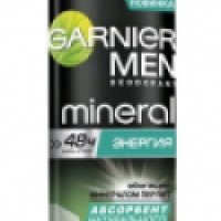 Дезодорант-антиперспирант Garnier Men Mineral Энергия 48 часов