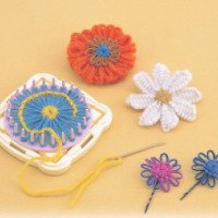 Набор рамок для изготовления цветов из ниток Clover