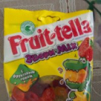 Жевательный мармелад Fruit-tella "Звери Mix" с фруктовым соком