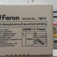 Дистанционный выключатель Feron TM76