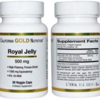 Маточное молочко California Gold Nutrition Royal Jelly