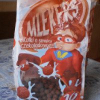 Сухой завтрак Mlekers зерновые шарики с шоколадным вкусом