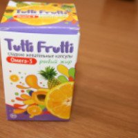 Рыбий жир Омега Фарма "Tutti Frutti Омега 3 сладкие жевательные капсулы"