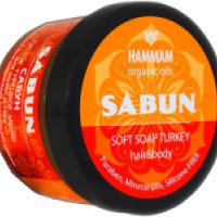 Густое турецкое мыло для волос и тела Hammam Organic Oils Sabun