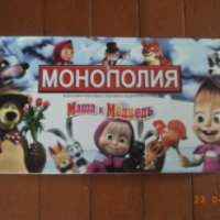 Настольная экономическая игра Маша и медведь "Монополия"