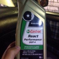 Тормозная жидкость Castrol react performance dot 4