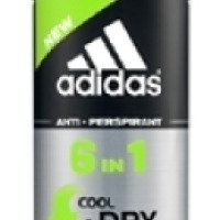 Мужской дезодорант-антиперспирант спрей Adidas 6 in 1 "Cool & Dry"