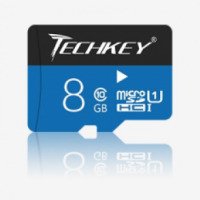 Карта памяти Techkey MicroSD 8 Gb Class 10
