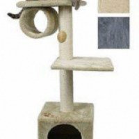 Домик-когтеточка для кошек Зообум 3-х уровневый