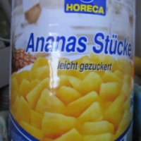 Кусочки ананаса в легком сиропе Horeca