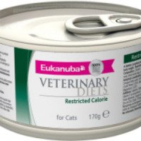 Ветеринарные диетические консервы Eukanuba "Restricted Calorie" для кошек при ожирении