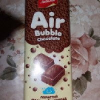 Шоколад молочный пористый Любимов "Air Bubble Chocolate"