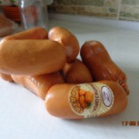Сардельки Сорочинские колбасы Пикантные с сыром