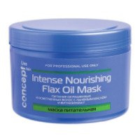 Маска для волос Concept Intense Nourishing Mask with Flax Oil