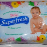 Детские влажные салфетки Superfresh для детей и мам с витамином Е